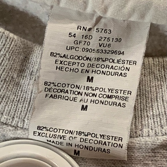 CHAMPION REVERSE WEAVE WOMENS LIGHT GREY CREWNECK PULLOVER SWEATER SIZE MEDIUM - Picture 6 of 6